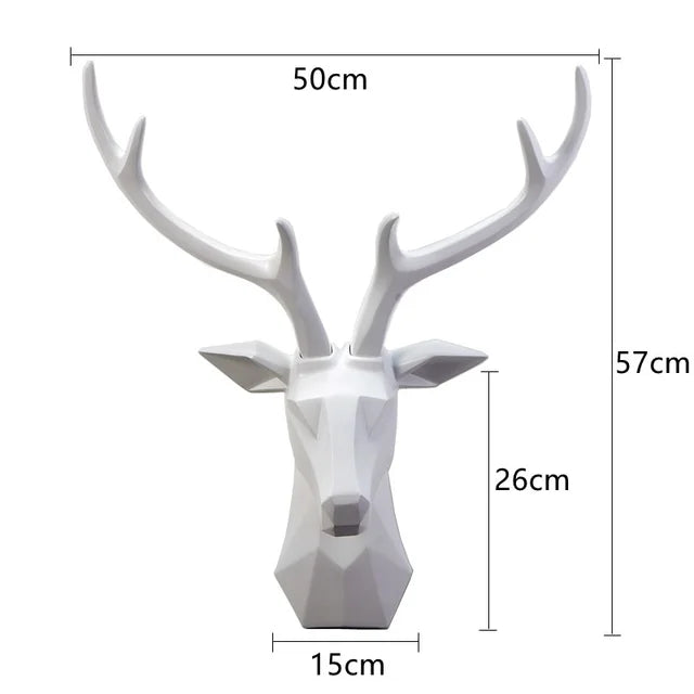 3D Hertenkop standbeeld - MajicStag