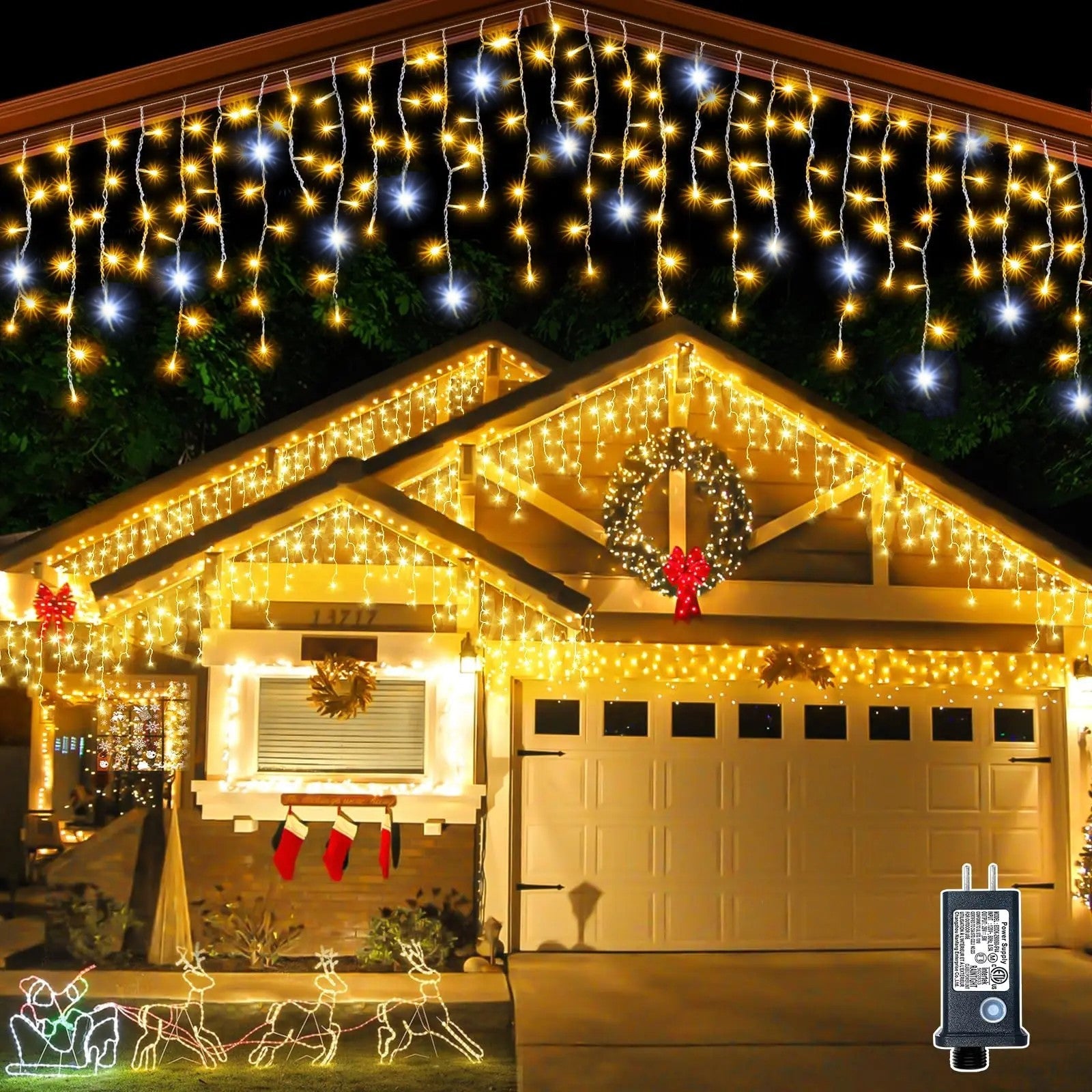 Feestelijke Buitengordijnverlichting | Verlicht uw Feest en Decoratie - LumiRide