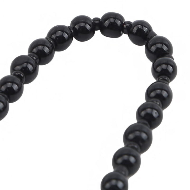 Obsidiaan Yin Yang Ketting - Yanyx