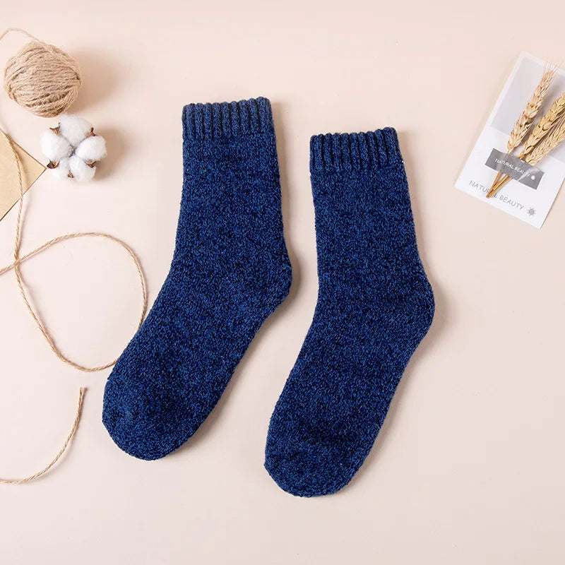 Harajuku Retro Sneeuw Casual Dikke Warme Wollen Sokken - Meruda