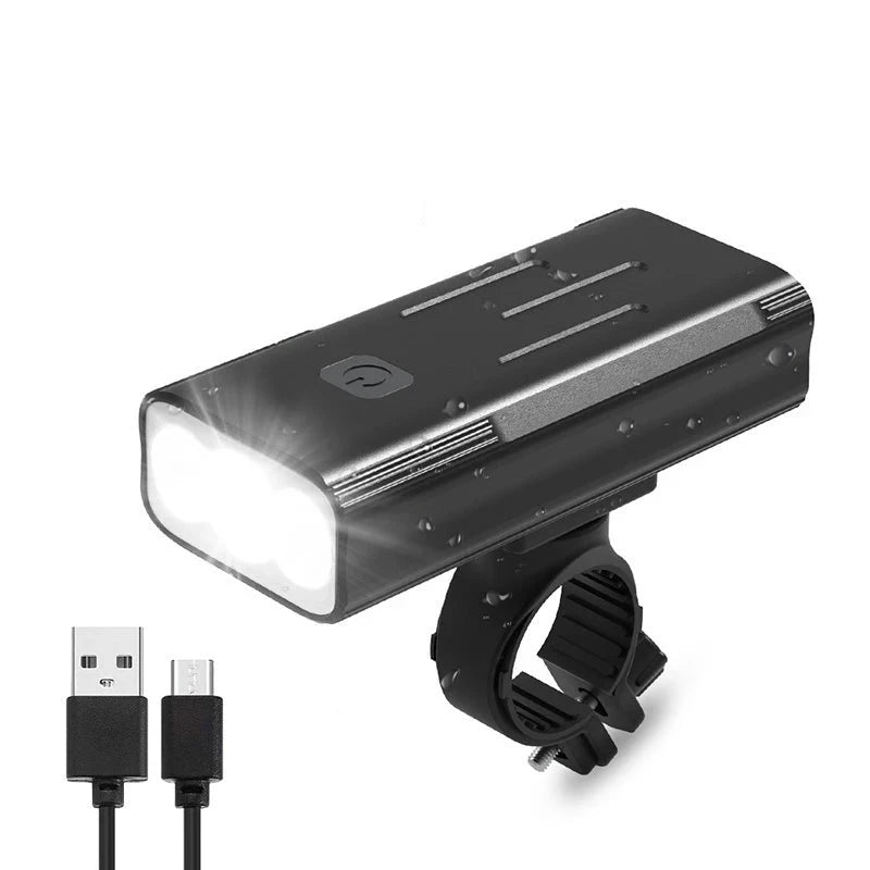 Regenbestendige USB Oplaadbare LED Fietslamp | Super Heldere Voor- & Achterlamp voor Veilig Fietsen in het Donker - SafeFlash