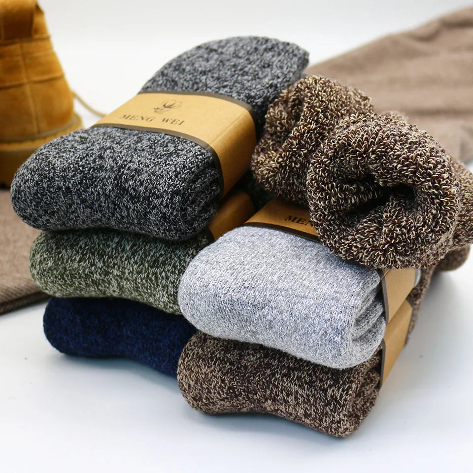 Harajuku Retro Sneeuw Casual Dikke Warme Wollen Sokken - Meruda