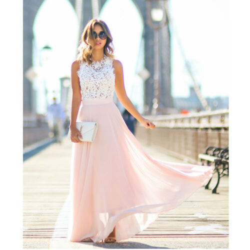 Elegante Bruiloft Maxi Kantjurk - Lorry