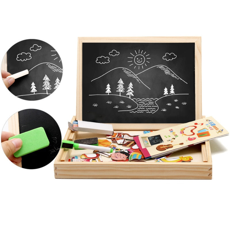 Rufus | Magnetisch houten krijtbord