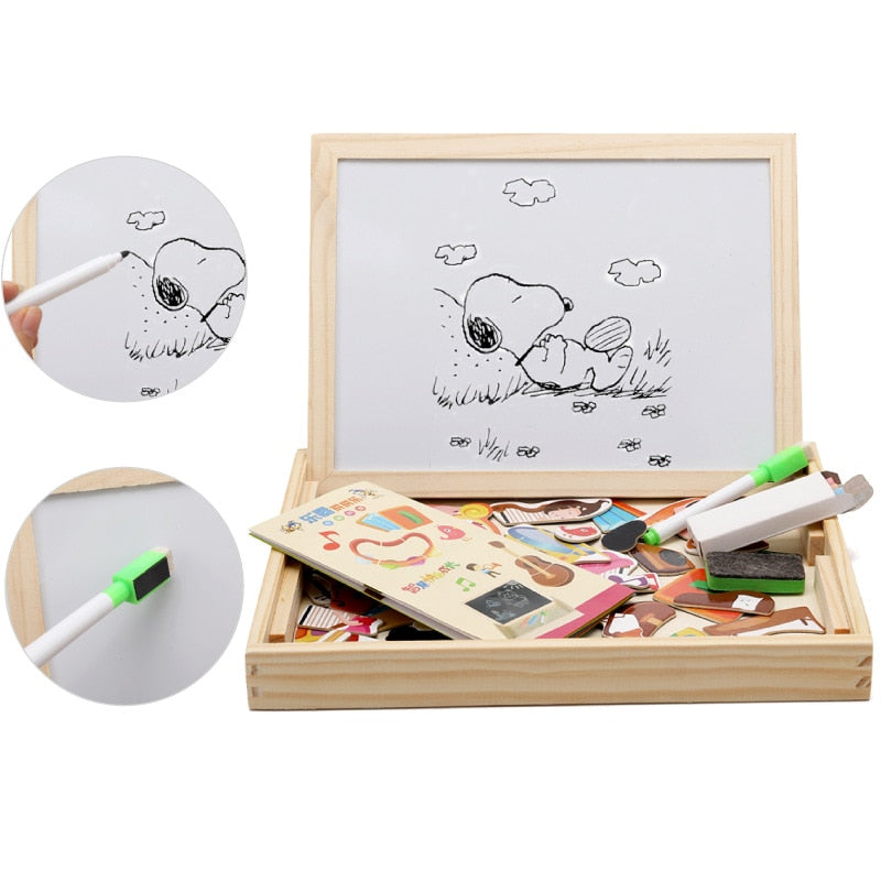 Rufus | Magnetisch houten krijtbord