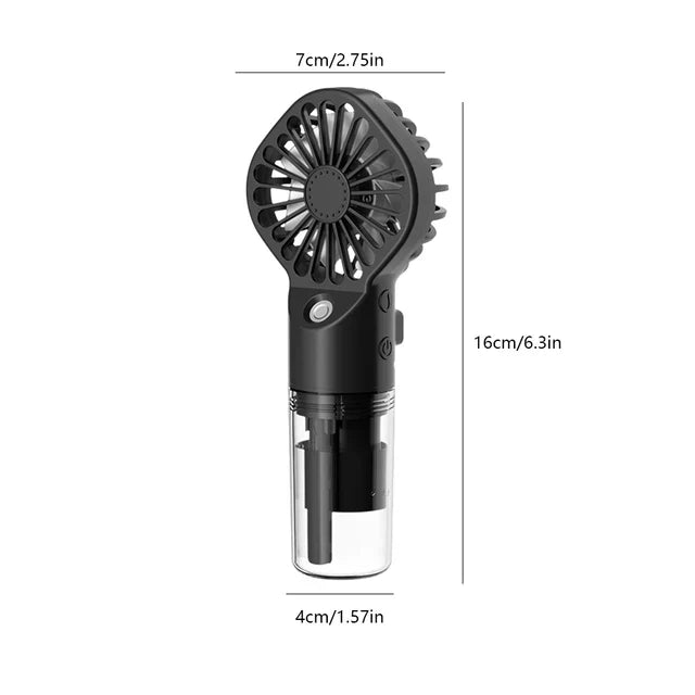 Draagbare USB-miniventilator met luchtbevochtiger | Airprot