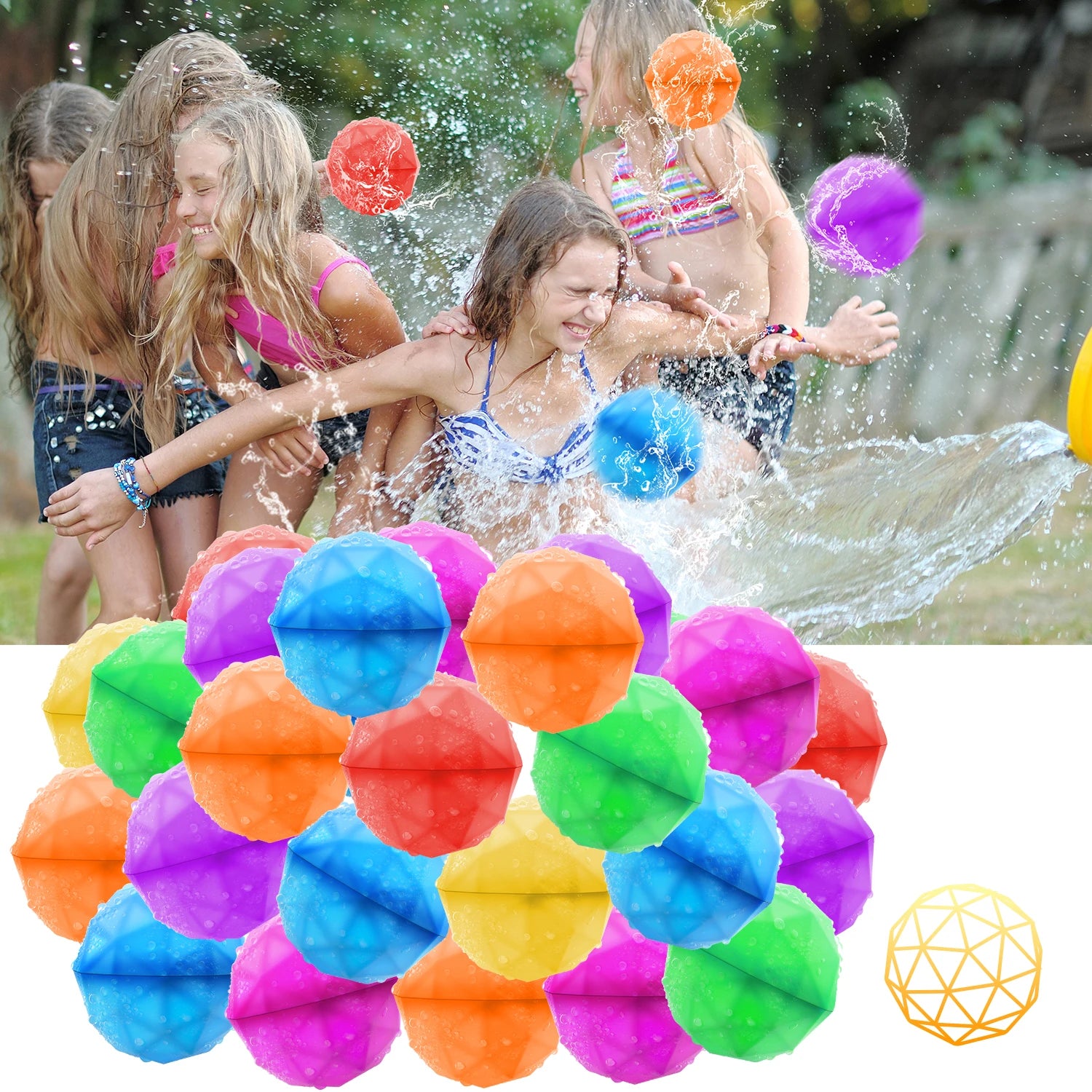 Globo - Magische Herbruikbare Waterballon, Zelfsluitende Strand Waterbal