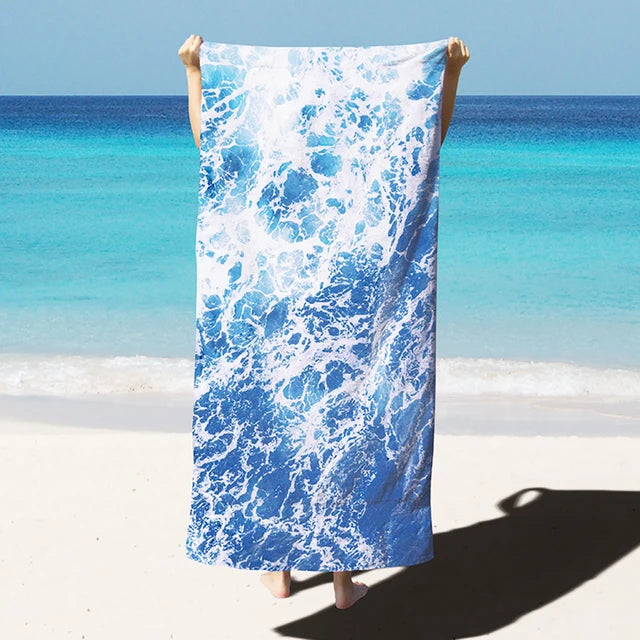 Grandy - Sneldrogende microvezel strandhanddoek, extra grote zwembadhanddoek