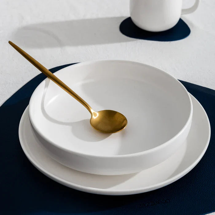 Lilac - Minimalistisch bestek set - Titanium en goud