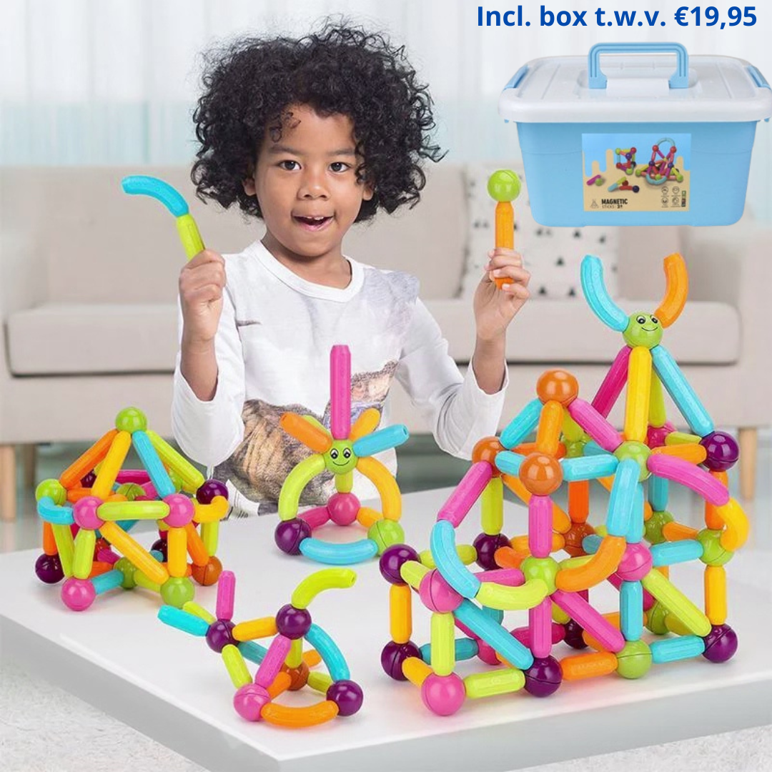 Gina - Creatieve Magnetische Bouwstenen Onderwijsspeelgoed
