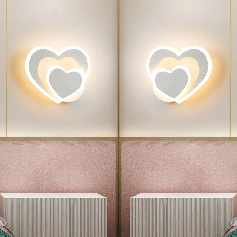 Hart Wandlamp | Romantisch design | Eenvoudige installatie - AtmosLove