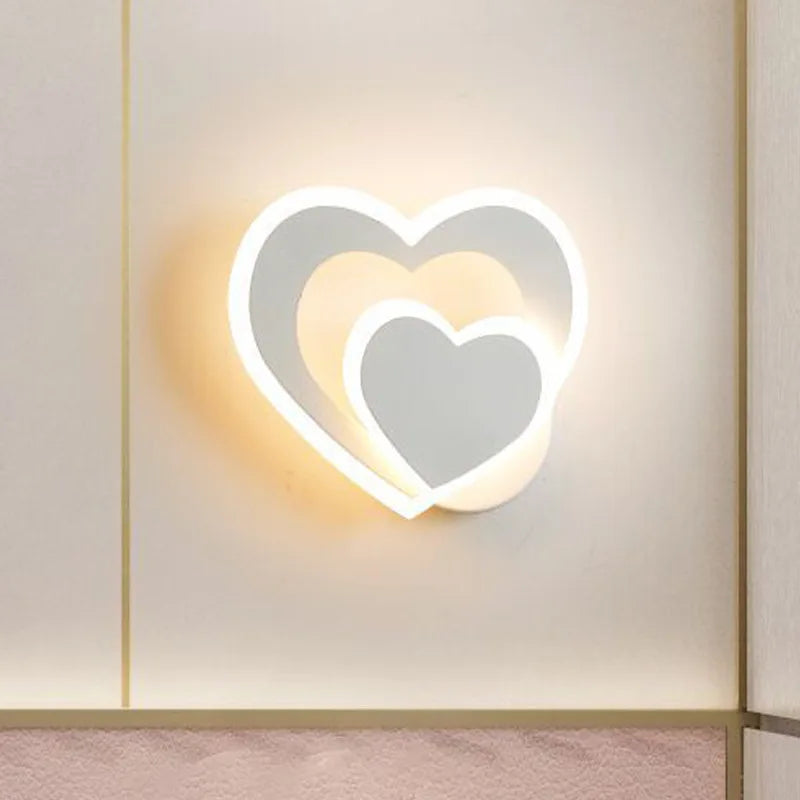 Hart Wandlamp | Romantisch design | Eenvoudige installatie - AtmosLove