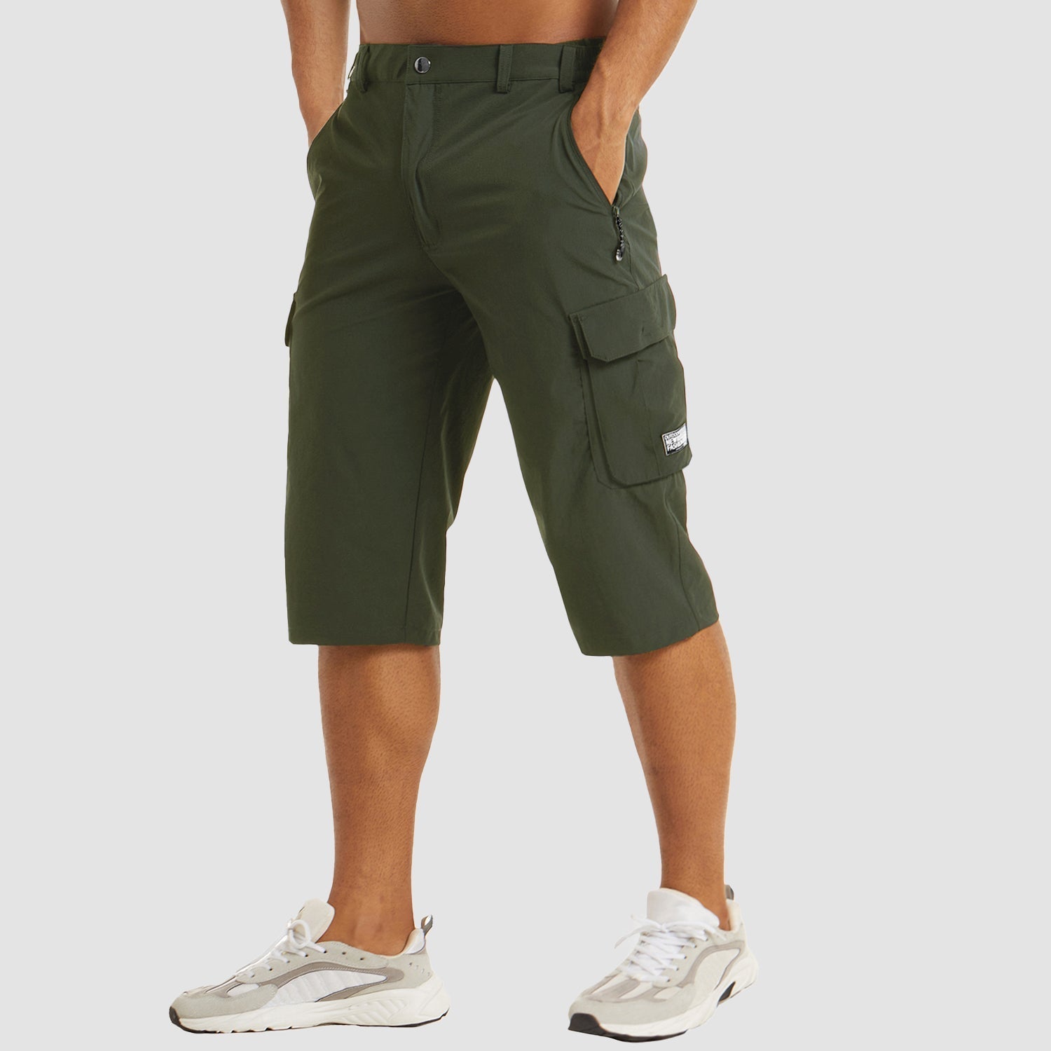 Heren Sneldrogende Cargo Broek | Duurzaam, Veelzijdig & Lichtgewicht voor de Zomer - Ram