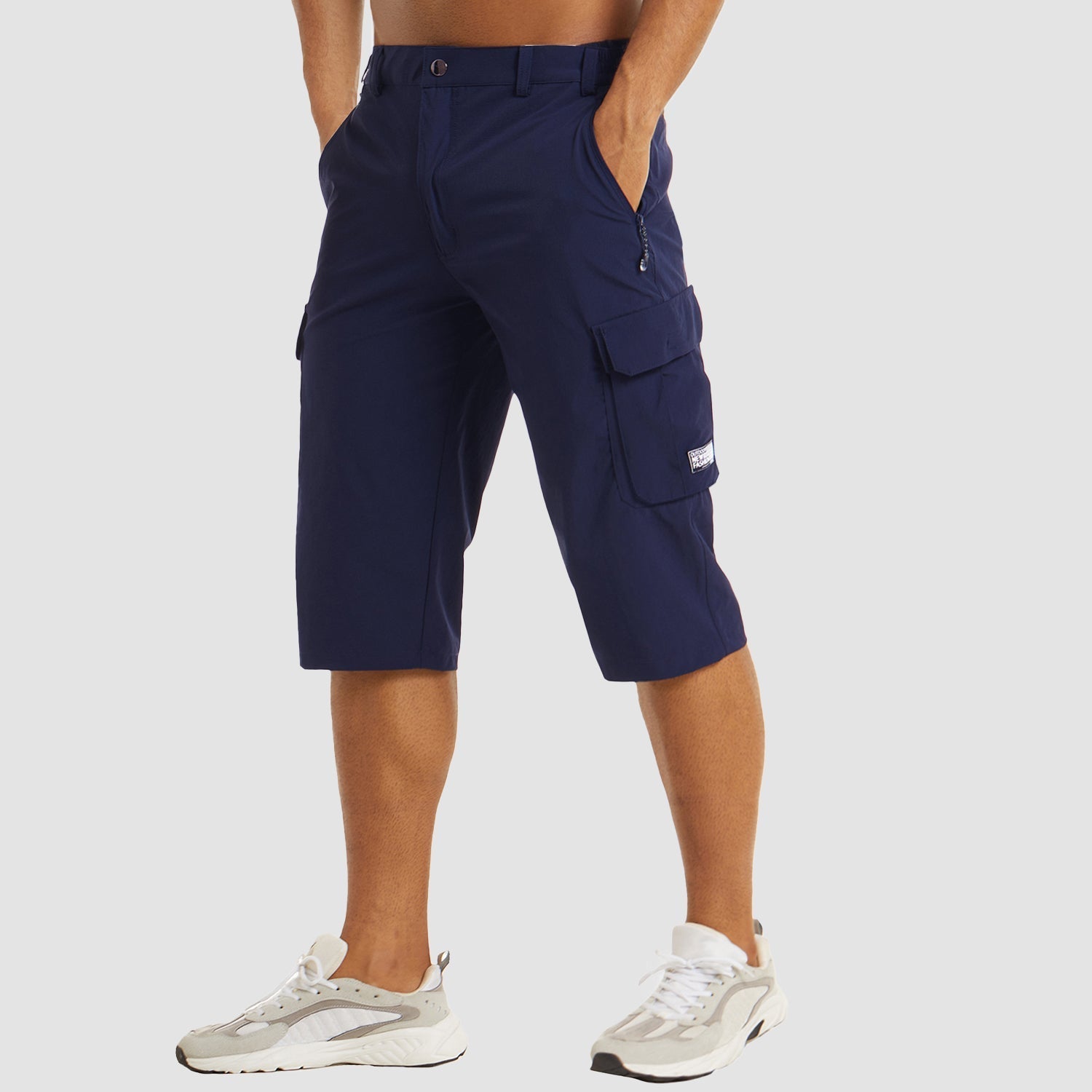 Heren Sneldrogende Cargo Broek | Duurzaam, Veelzijdig & Lichtgewicht voor de Zomer - Ram