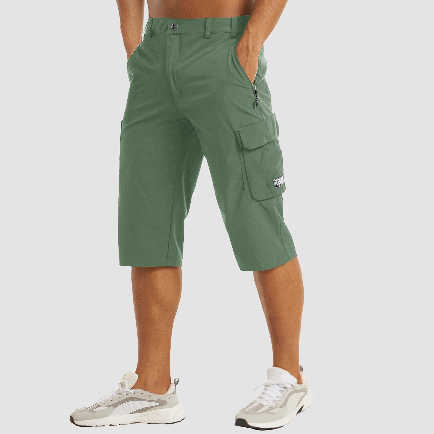 Heren Sneldrogende Cargo Broek | Duurzaam, Veelzijdig & Lichtgewicht voor de Zomer - Ram