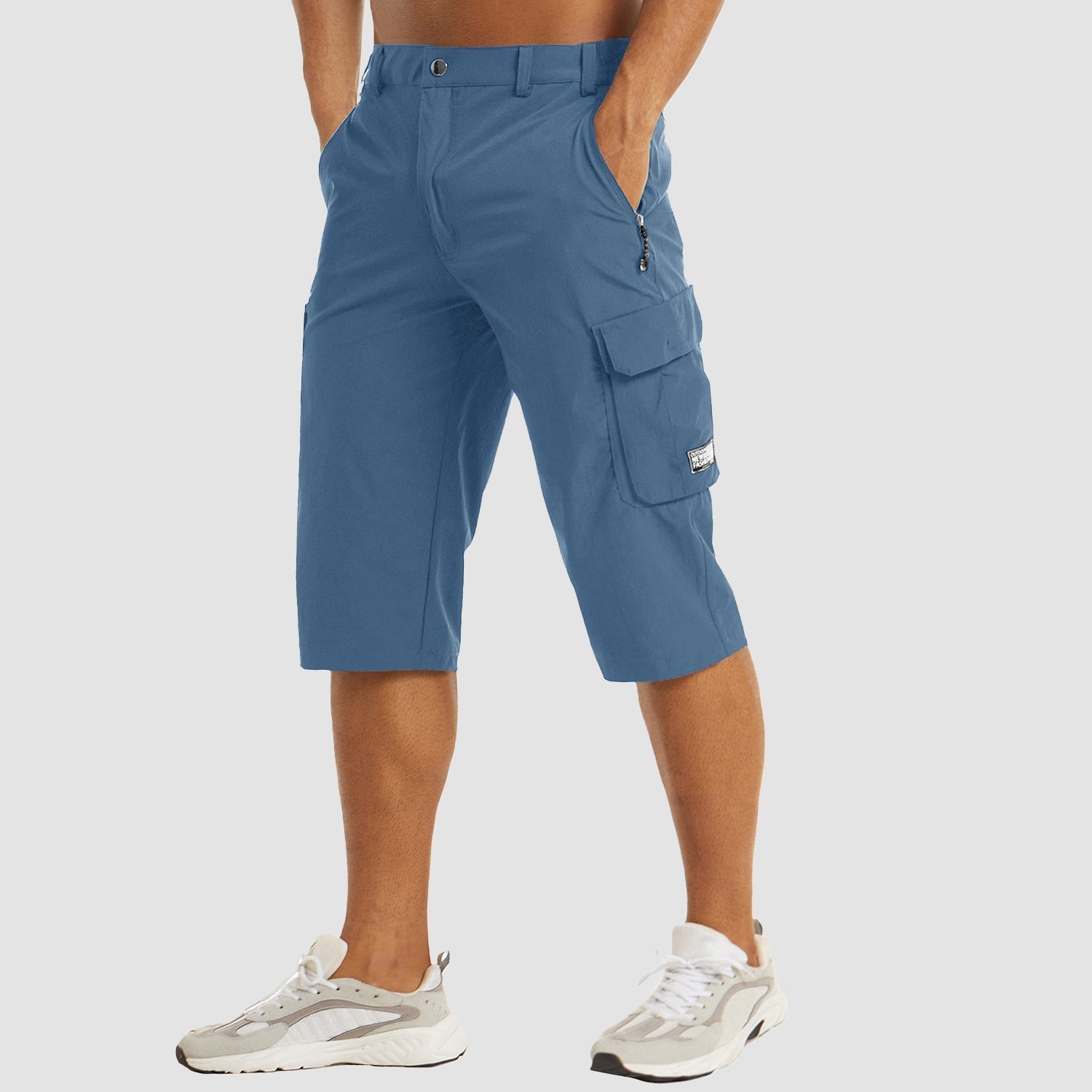 Heren Sneldrogende Cargo Broek | Duurzaam, Veelzijdig & Lichtgewicht voor de Zomer - Ram
