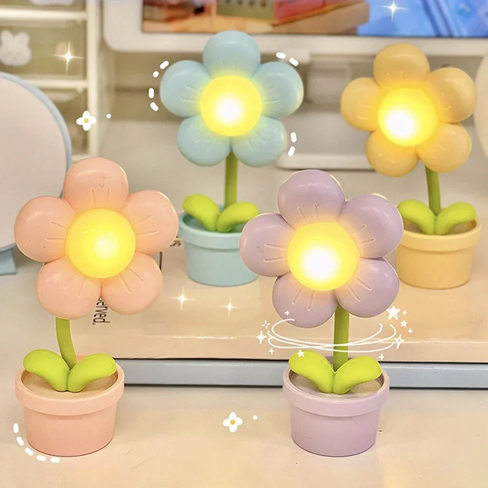 Kleine Bloem Tafellamp | Zacht & rustgevend licht - LampFlow
