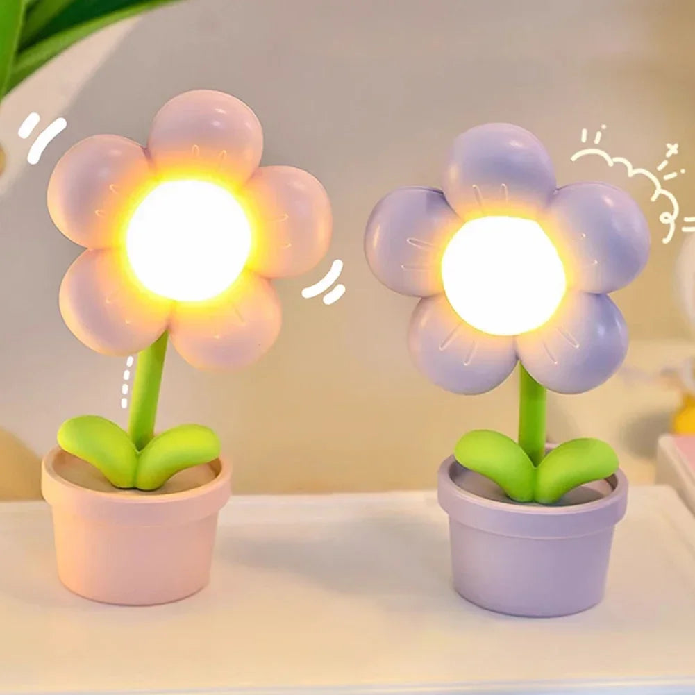 Kleine Bloem Tafellamp | Zacht & rustgevend licht - LampFlow