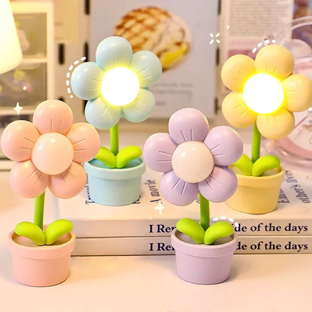 Kleine Bloem Tafellamp | Zacht & rustgevend licht - LampFlow