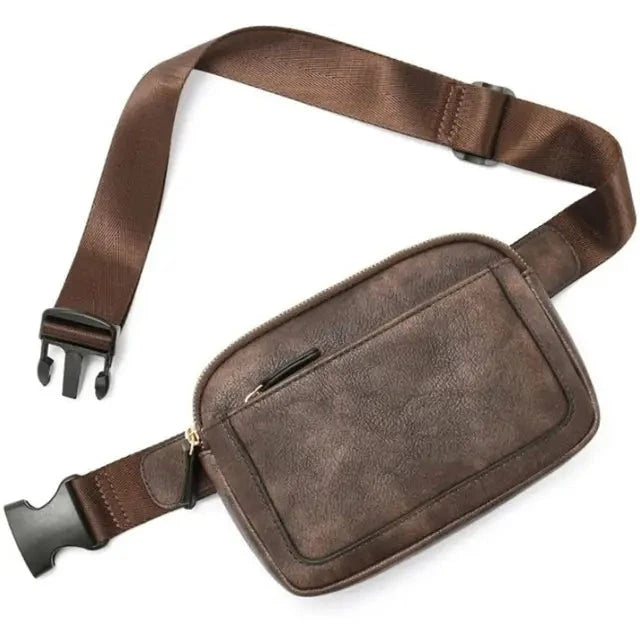 Kailie | Mode Mini Pu Lederen Heuptasje Met Verborgen Zak