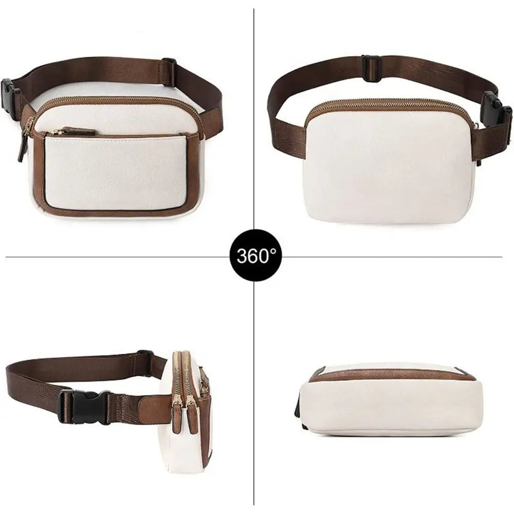 Kailie | Mode Mini Pu Lederen Heuptasje Met Verborgen Zak