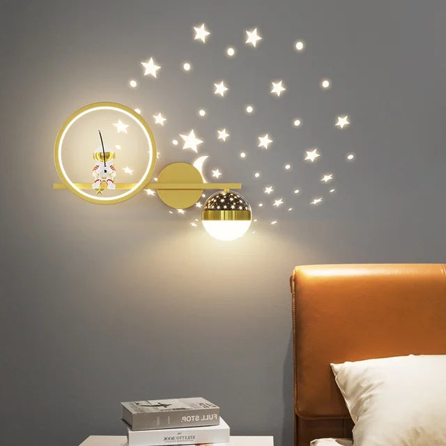 Moderne kinderwandlamp - AstroStart