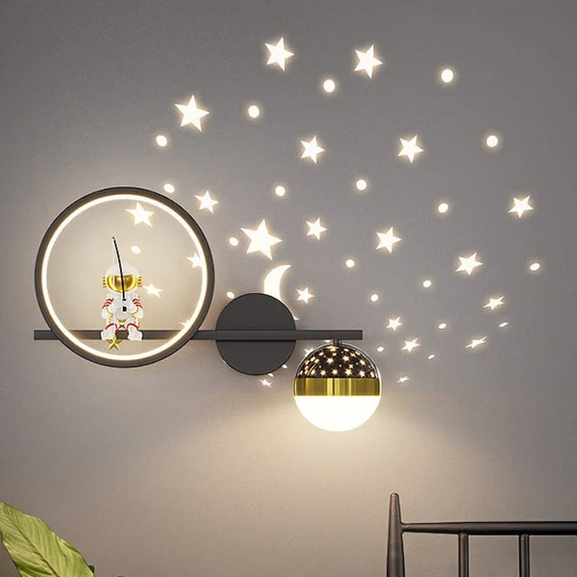 Moderne kinderwandlamp - AstroStart