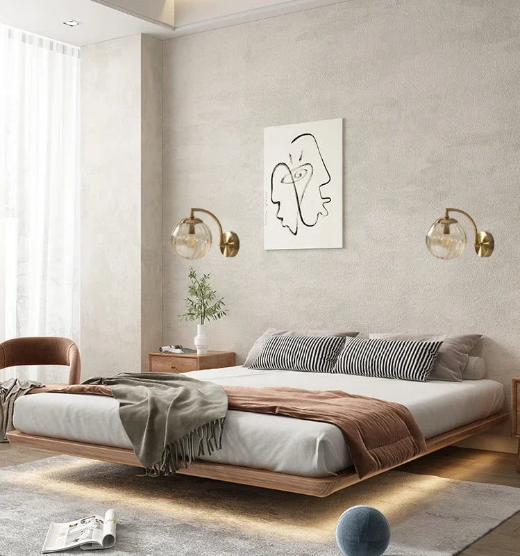 Moderne Glazen Wandlamp | Elegante en Hedendaagse Verlichting voor Stijlvolle Ruimtes  - CrystMural