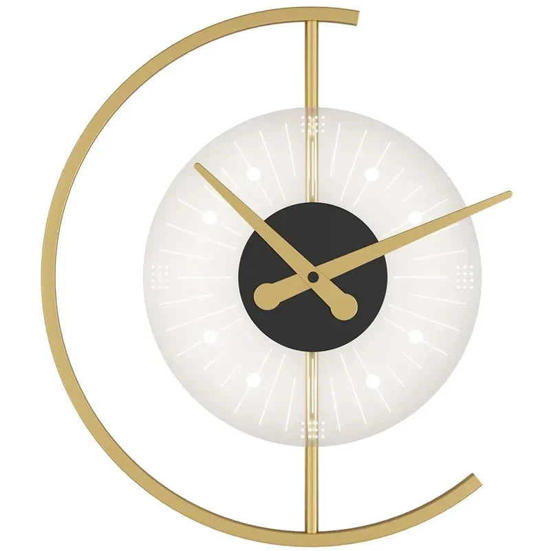 ClockLamp | Moderne LED Wandlamp met Klok | Stijlvolle Verlichting