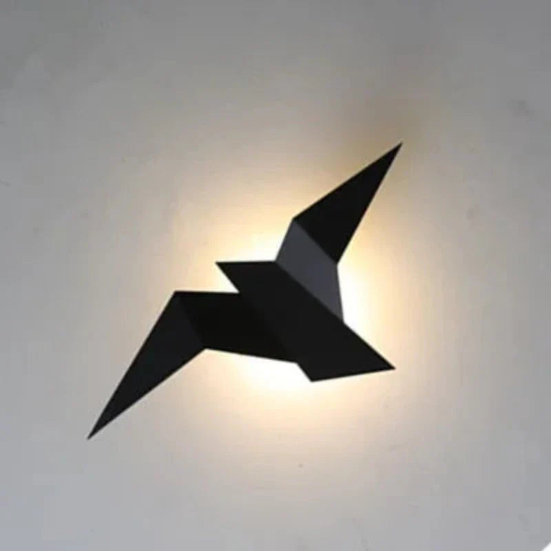 Ijzeren vogel wandlamp - ShinyFlight