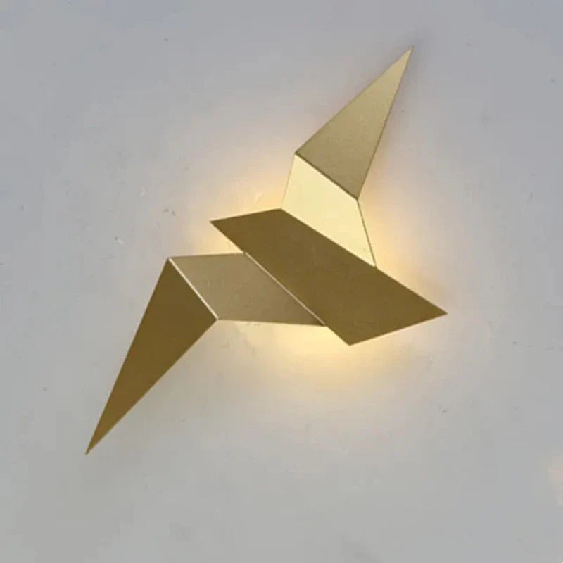 Ijzeren vogel wandlamp - ShinyFlight