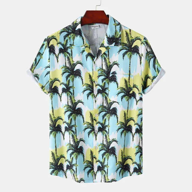 Hawaiiaans Printoverhemd voor Heren | Levendig Tropisch Ontwerp voor de Zomer - Morant