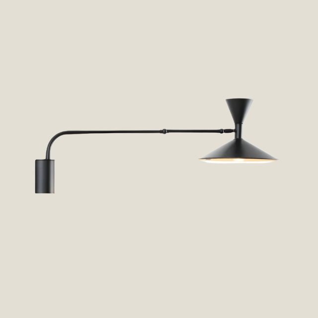 Rustieke Nordic Swing Wandlamp - FlexiLight