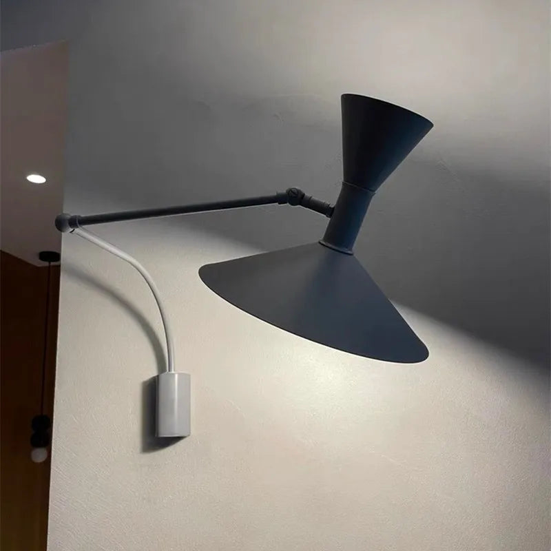 Rustieke Nordic Swing Wandlamp - FlexiLight