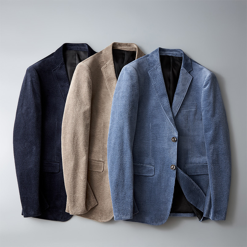 Chique Corduroy Blazer voor Heren - Natrife