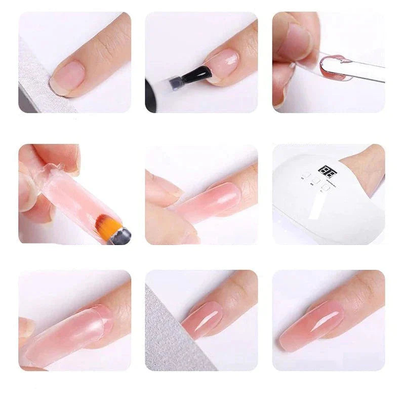 Polygel nagels starter kit! - langdurige nagellak - eenvoudig in gebruik - Molie