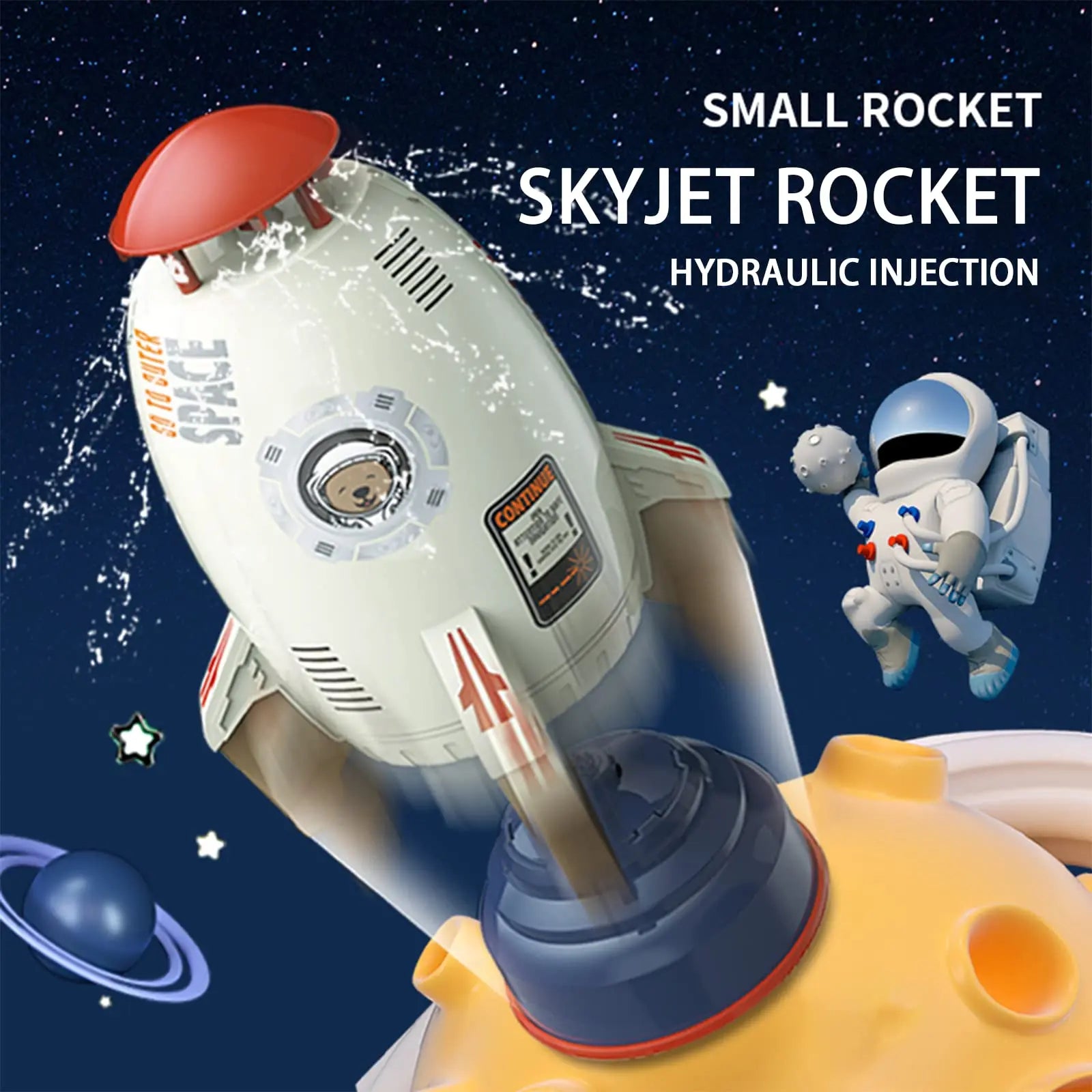 Rocket - Waterdruk interactief Raketspeelgoed voor Buiten
