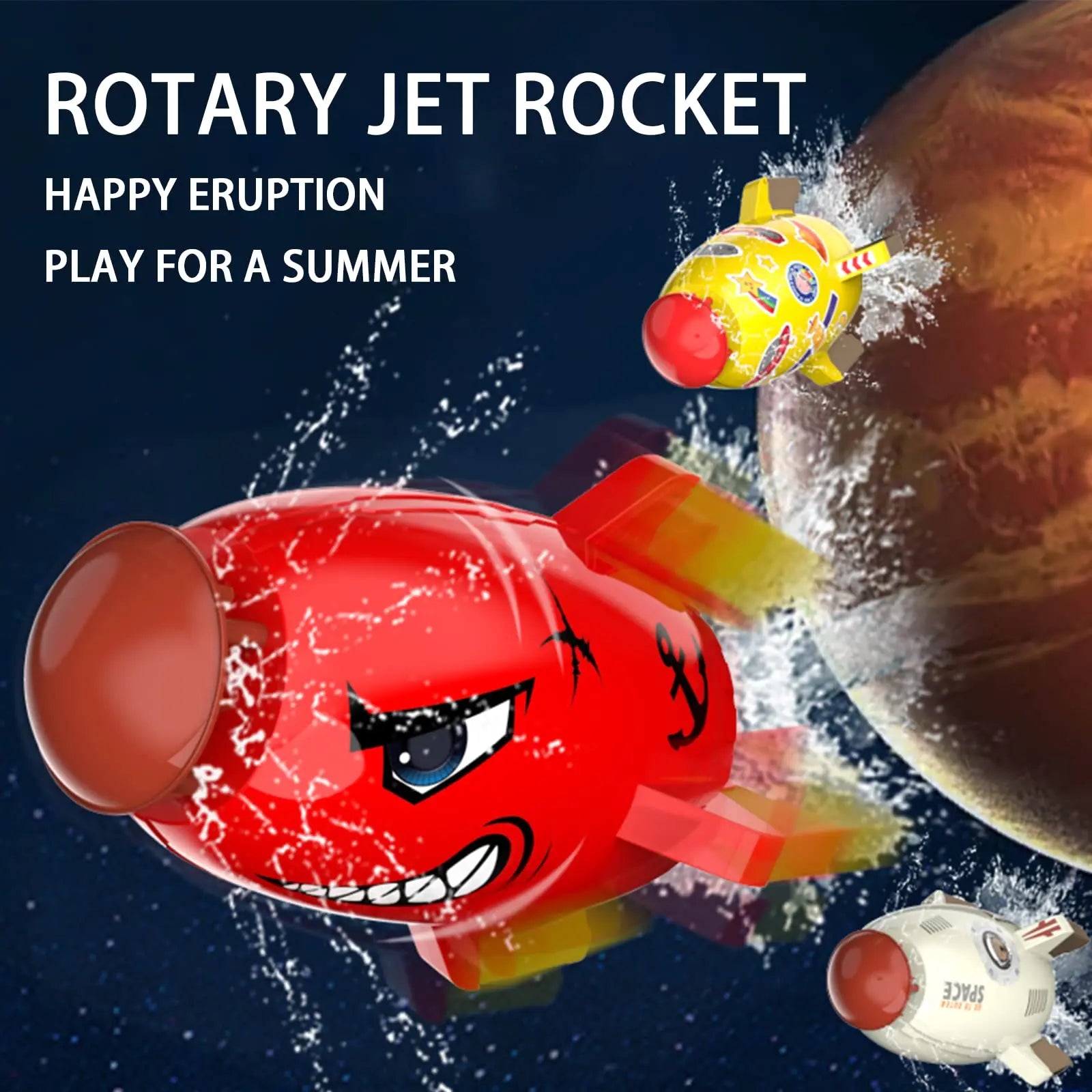 Rocket - Waterdruk interactief Raketspeelgoed voor Buiten