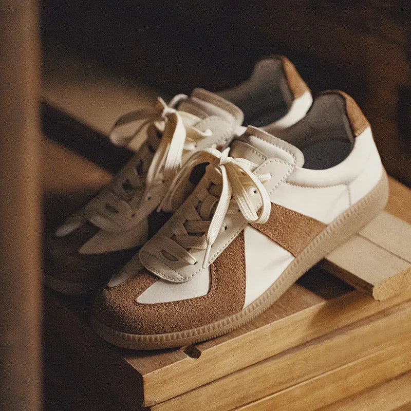 Vintage-Geïnspireerde Lage Top Trainers | Retro Sportschoenen voor Alledaagse Stijl - Thiro