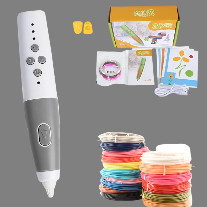 Creatieve 3D Pennenset voor Kinderen | Perfect Cadeau voor Verjaardagen & Kerstmis  - CadPen
