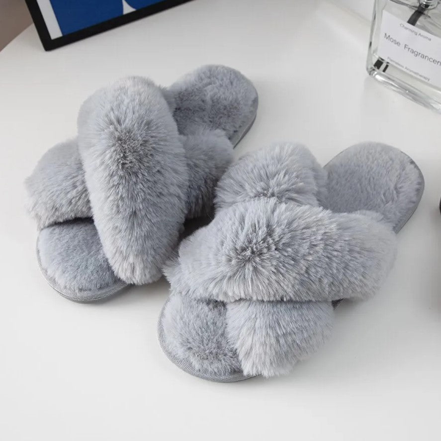 Pantoffels met kruisband | Warm en stijlvol - Degan