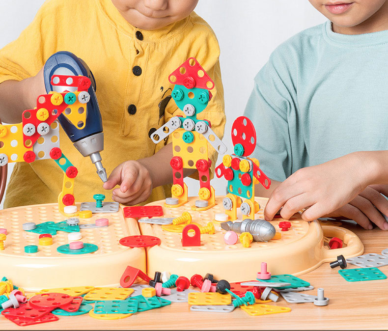 Montessoriboor | Kinder Speelgoedkist - MonteDrill