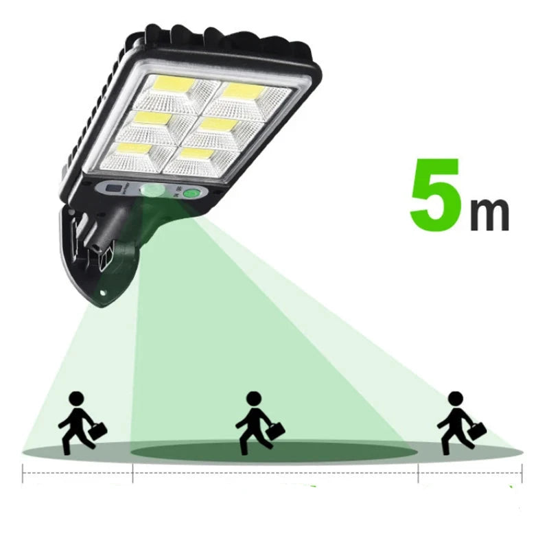 Solar Muurverlichting met bewegingssensor | tuin- en straatverlichting | led-zonneverlichting - DoorLed