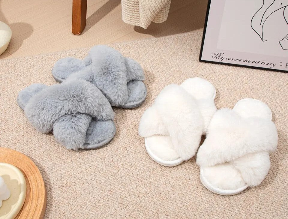 Pantoffels met kruisband | Warm en stijlvol - Degan
