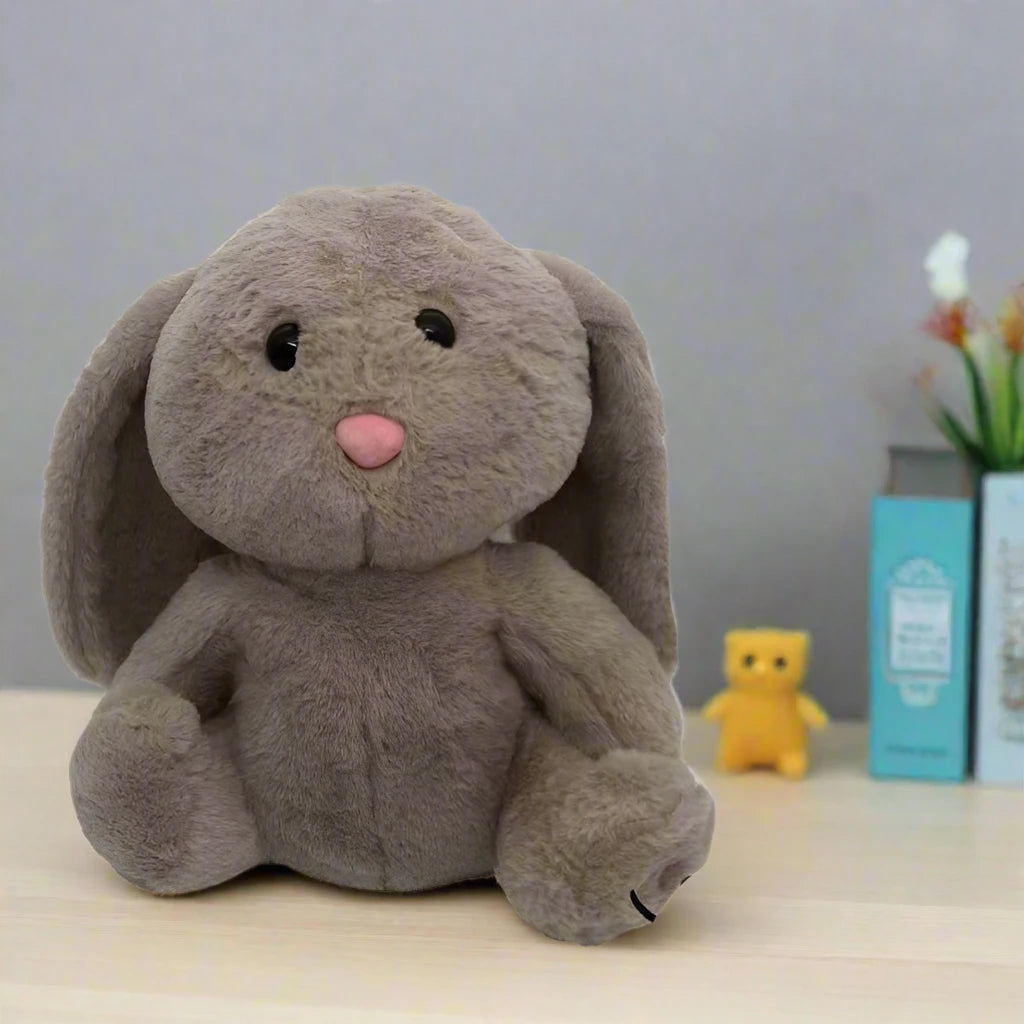 Rustgevende slaappartner muziek en lichte pop | 4 Modi Baby Ademen Olifant Pluche Speelgoed | Zintuiglijke knuffel speelgoed Kindercadeau - Davy