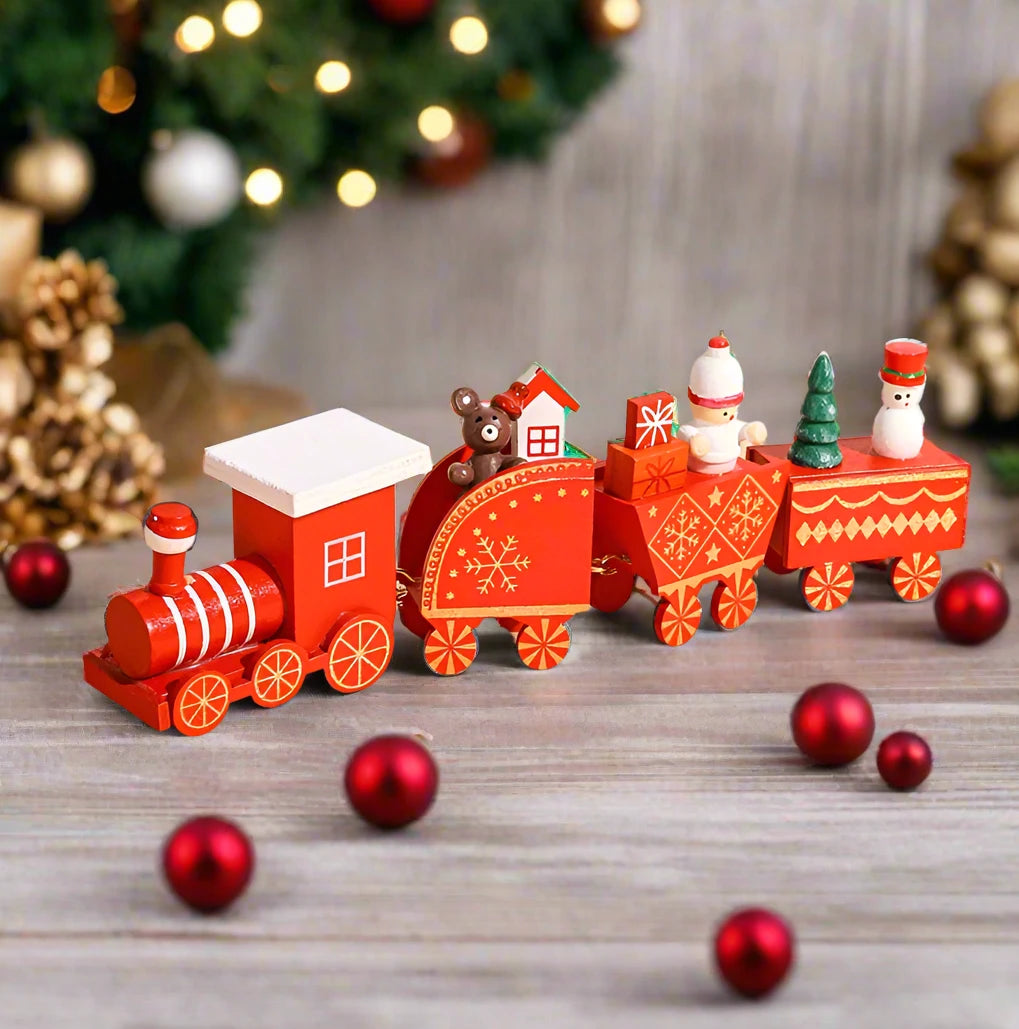 Feestelijke Ornamenten Kersttrein Decoratie voor Thuis | Kinderen kerstgeschenk - Ornamel