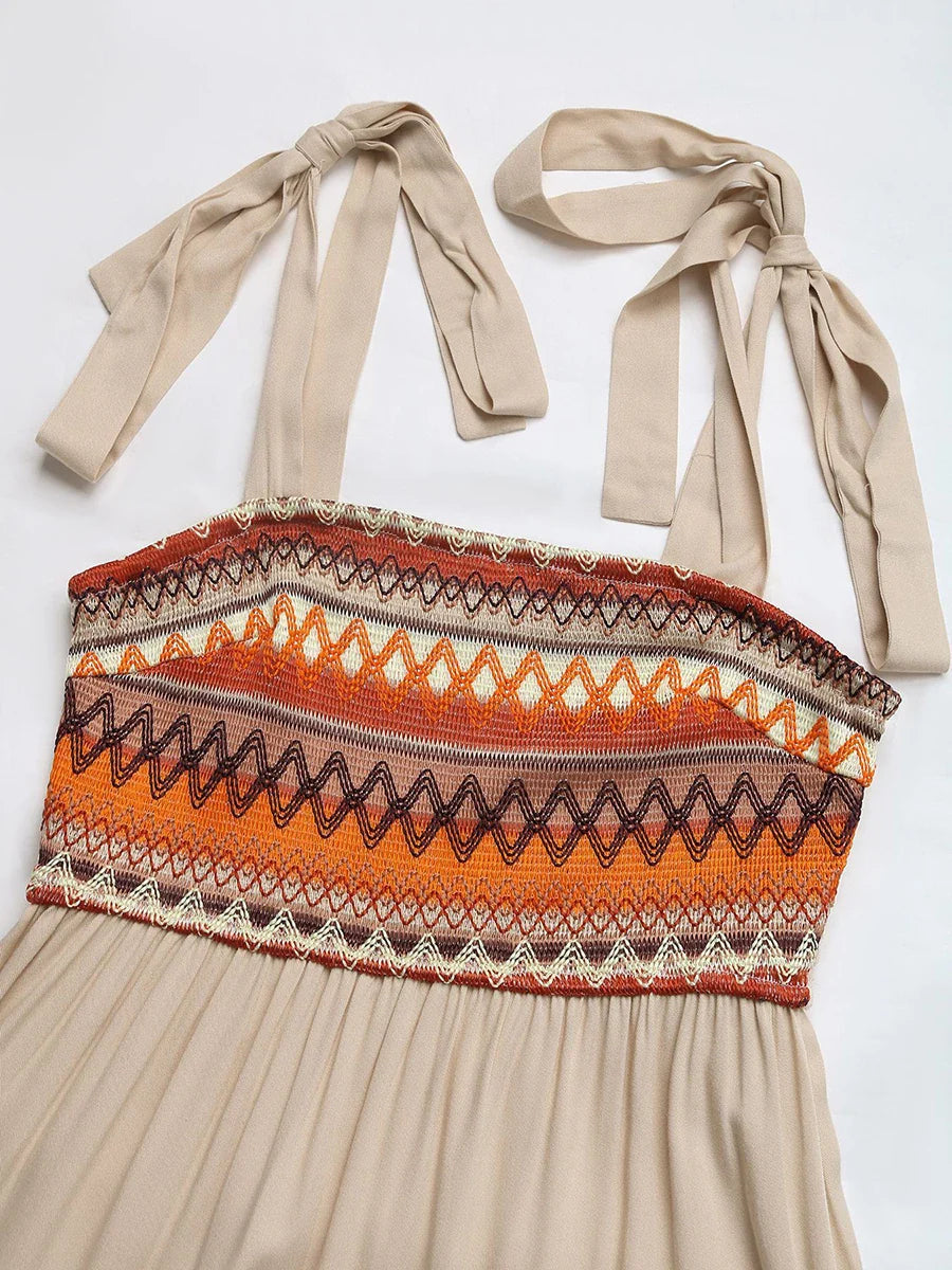 Mouwloos Midi Jurk | Luchtige Zomerjurk - Lydona