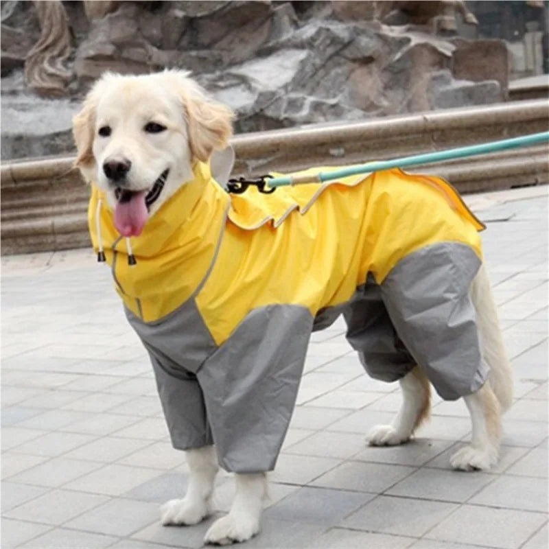 Herfst Waterdichte regenjas met capuchon voor honden -  Kane