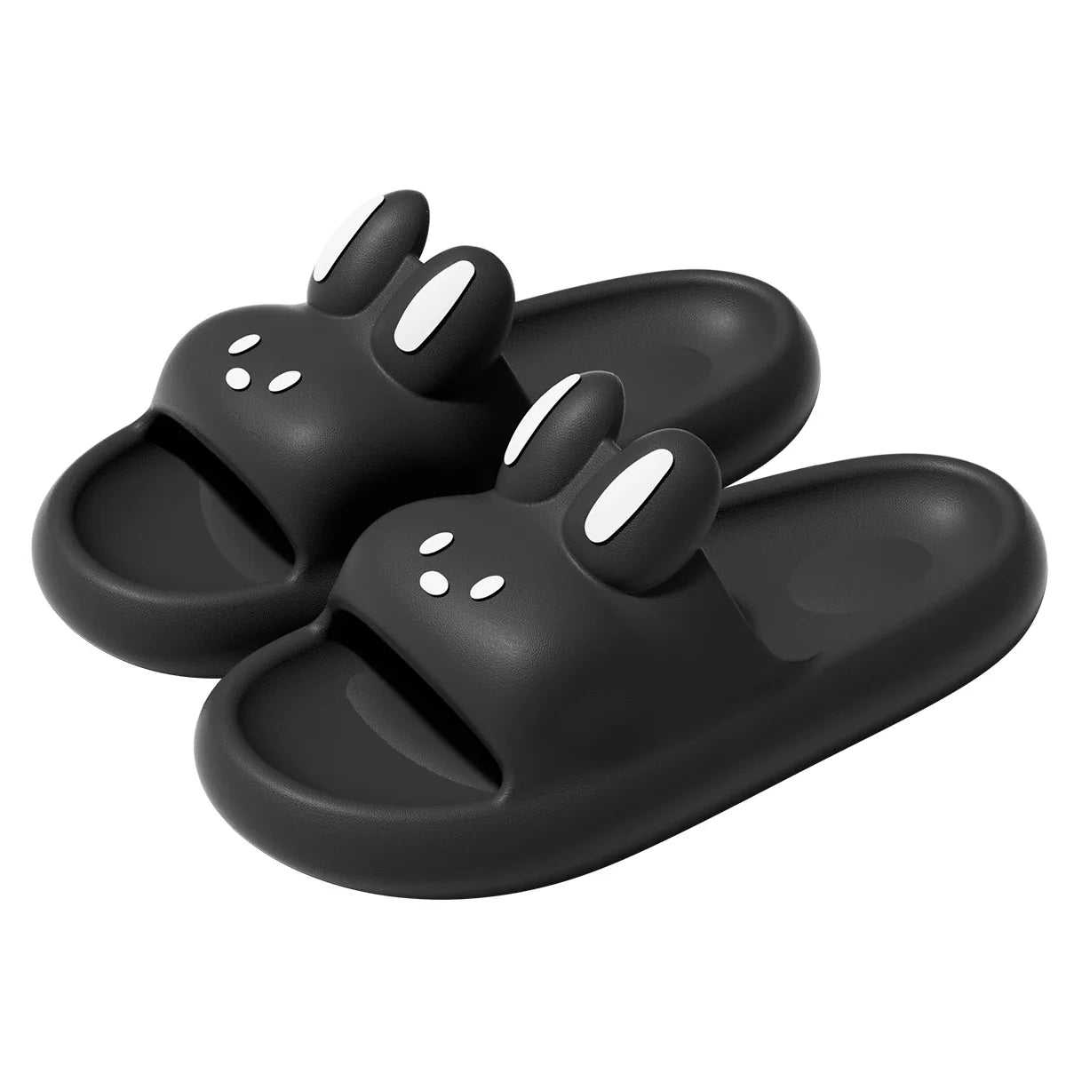 Uniseks Konijnen Gewatteerd Badslippers | Zacht & Pluizig Binnen Sandalen - Zoey