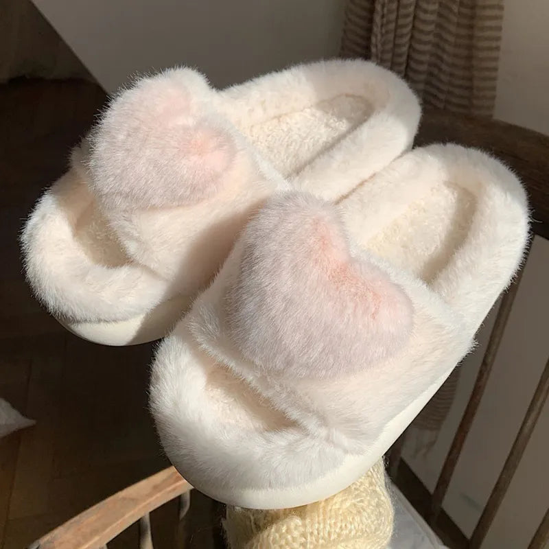 Hart pantoffels | Donzig en warm - Choe